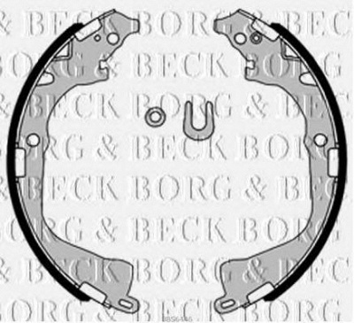 BORG & BECK bbs6446 -  Комплект тормозных колодок